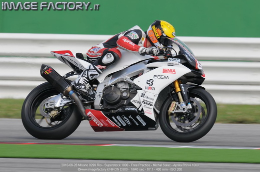 2010-06-26 Misano 0299 Rio - Superstock 1000 - Free Practice - Michal Salac - Aprilia RSV4 1000